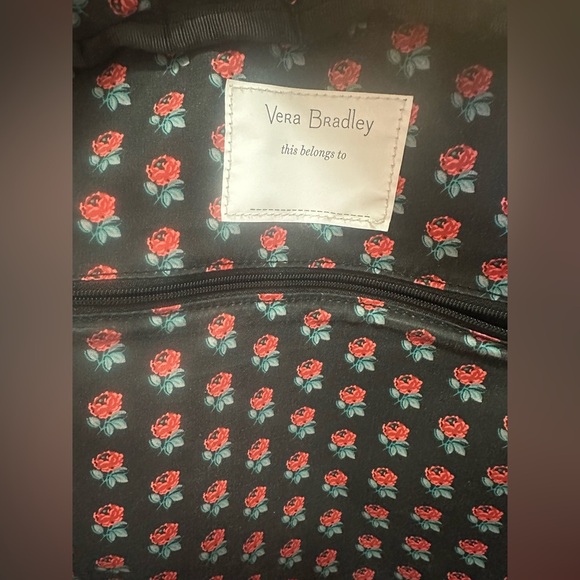 VERA BRADLEY LARGE ESSENTIAL BACKPACK QUILTED TOTE BAG. See pics for defect $195 - Picture 5 of 9